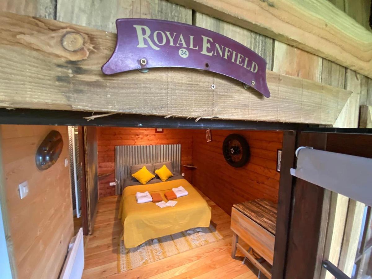 "Le Maloya" Chalets Independants -Chambre Balneo - Relais Motards Lacaune Ngoại thất bức ảnh