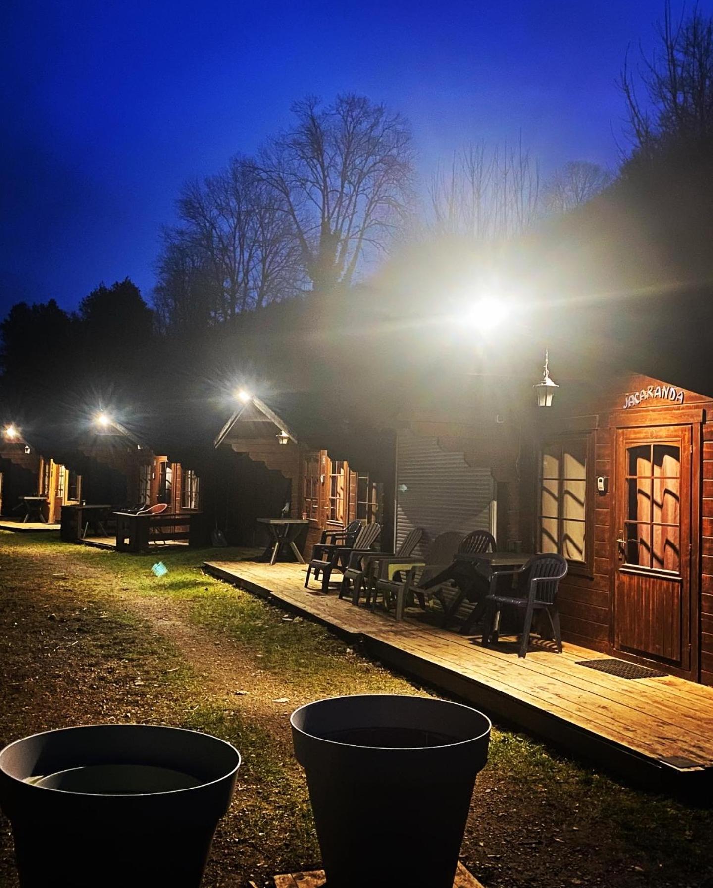 "Le Maloya" Chalets Independants -Chambre Balneo - Relais Motards Lacaune Ngoại thất bức ảnh