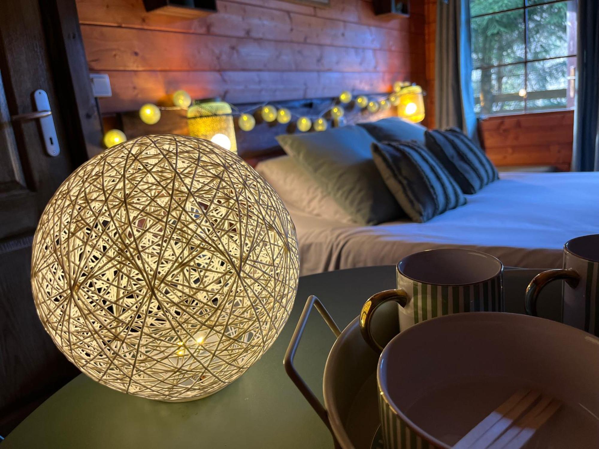 "Le Maloya" Chalets Independants -Chambre Balneo - Relais Motards Lacaune Ngoại thất bức ảnh