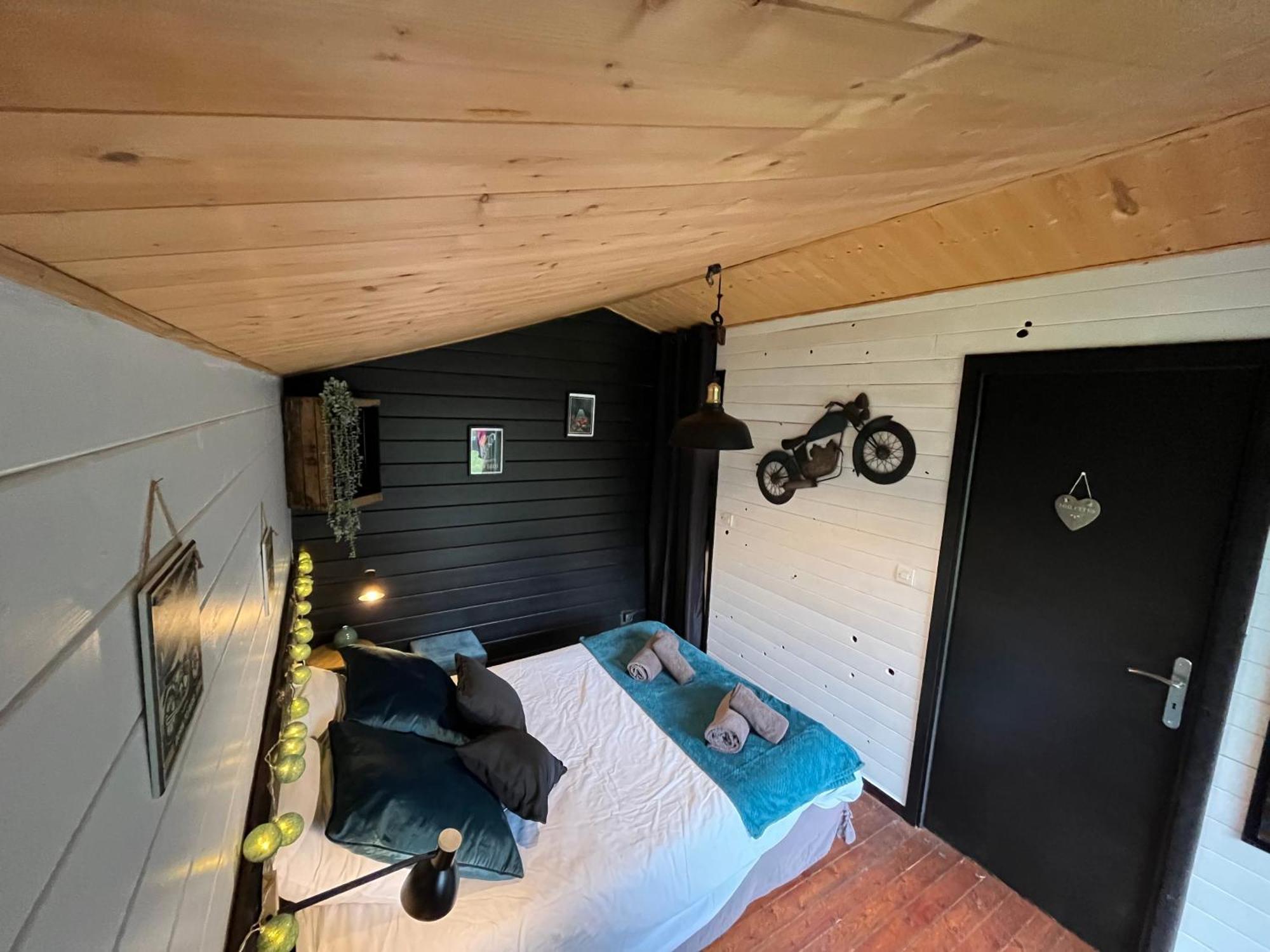 "Le Maloya" Chalets Independants -Chambre Balneo - Relais Motards Lacaune Ngoại thất bức ảnh